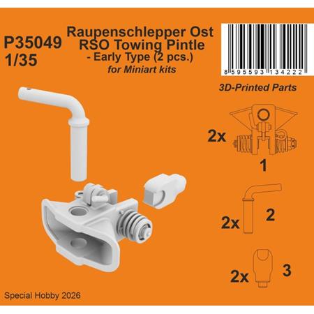 Raupenschlepper Ost RSO Towing Pintle - Early Type