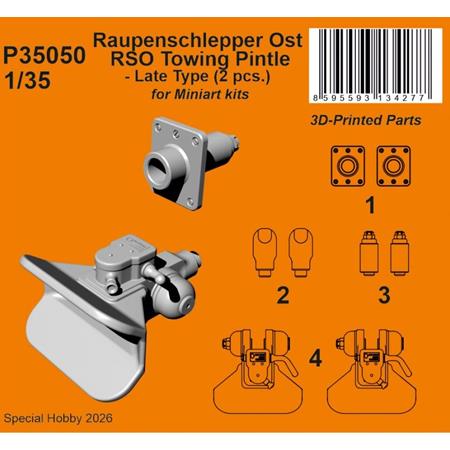 Raupenschlepper Ost RSO Towing Pintle - Late Type
