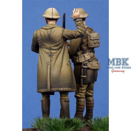 British Officer & Soldier WWI