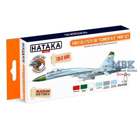 Early Su-27S/P/UB "Flanker-B/C paint set (Lacquer)