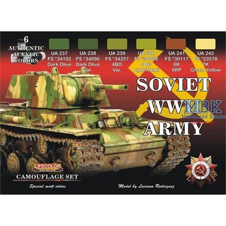WW2 Russian Tanks Paint set