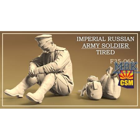 Imperial Russian Army Soldier tired