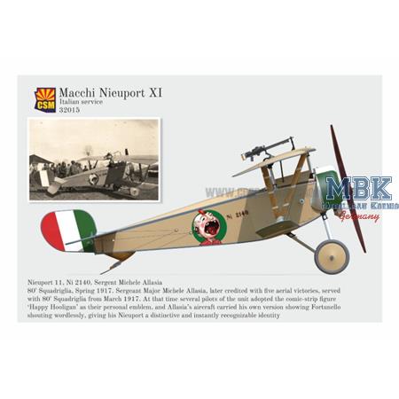 Macchi Nieuport XI Italian Service
