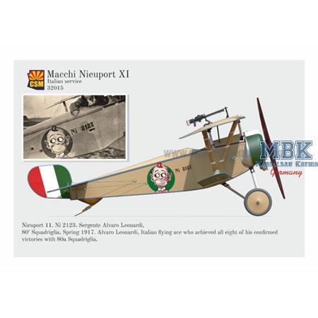 Macchi Nieuport XI Italian Service