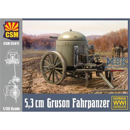 German 5,3 cm Gruson Fahrpanzer