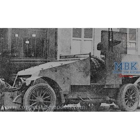 Ducasble tyres for French Armored Car Modele 1914