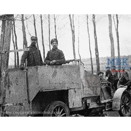 Retracted Canopy f. French Armored Car Modele 1914