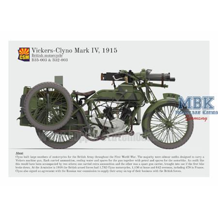 Vickers-Clyno Mark IV, 1915