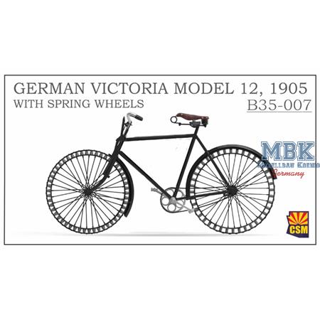 German Victoria Model 12, 1905, with spring wheels