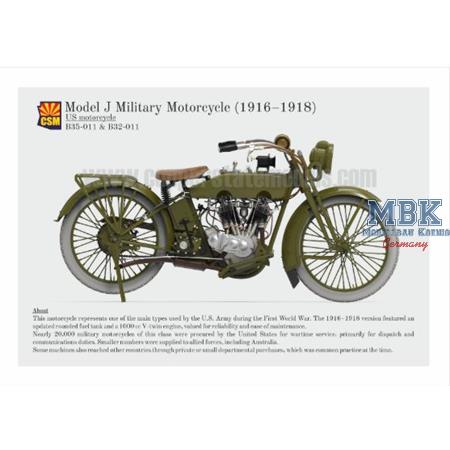 US Model J Military Motorcycle 1916–1918