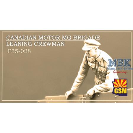 Canadian Motor MG Brigade Leaning Crewman