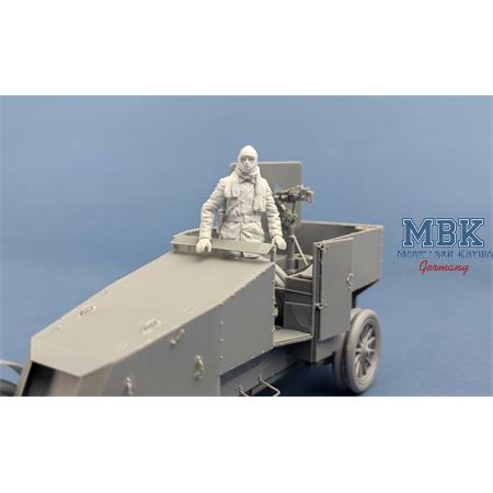 French marine armoured car driver