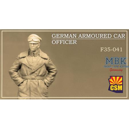 German armoured car officer
