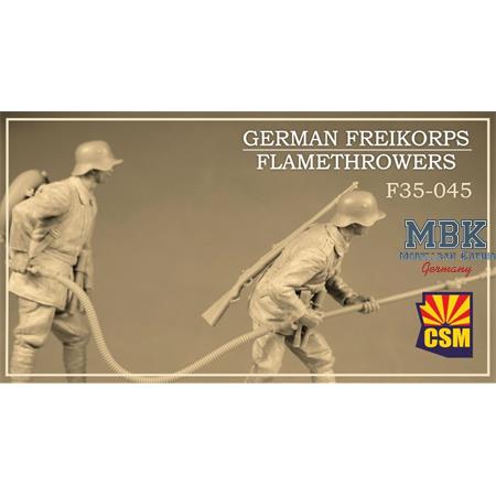 German Freikorps flamethrower squad
