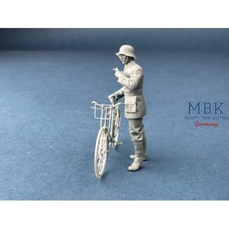 German Cyclist Smoking