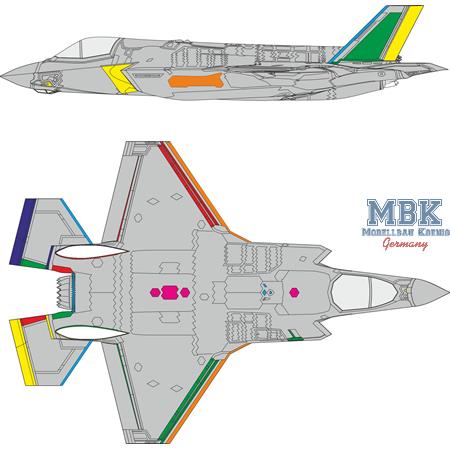 Lockheed-M. F-35B Lightning RAM 1/72 Masking Tape