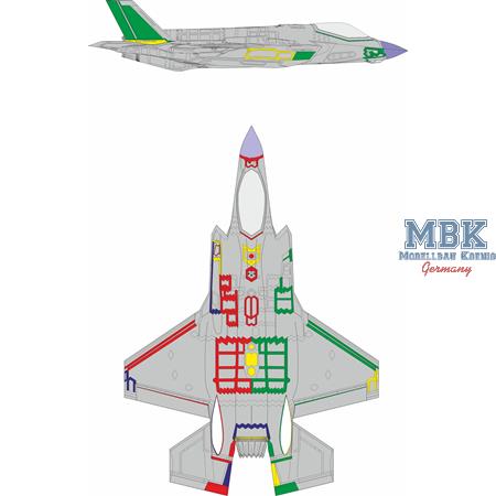 Lockheed-M. F-35A RAM coating early Masking Tape