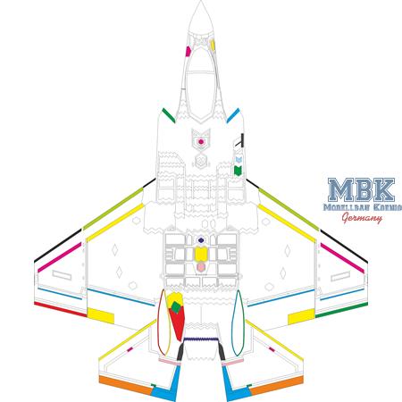 Lockheed-Martin F-35C Lightning RAM coating 1/72