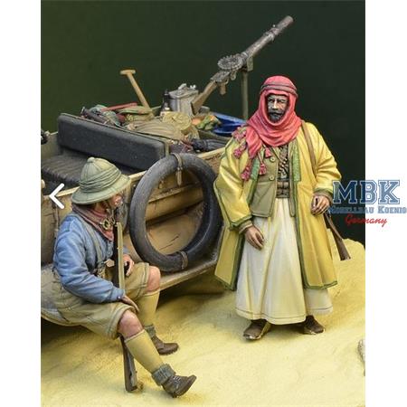 WWI Anzac soldier & Arab Warrior 1915-18