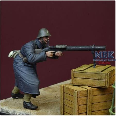 Black Devils Lewis Gunner, WWII Dutch Army 1940