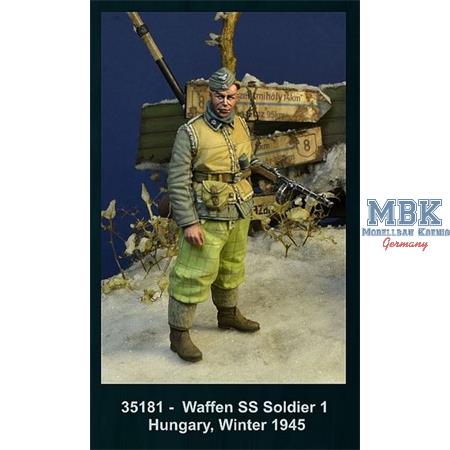 Waffen SS Soldier 1 Hungary Winter 1945
