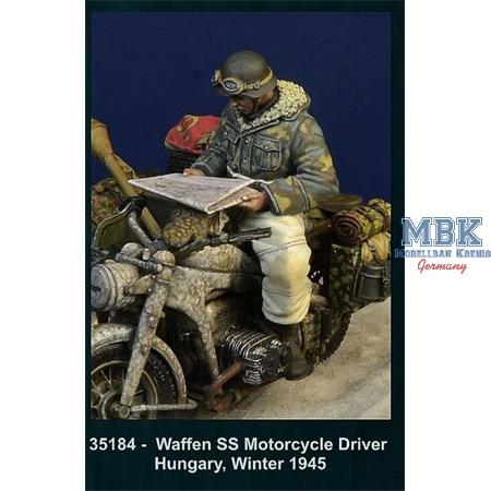 Waffen SS Motorcyle Driver -  Hungary Winter 1945