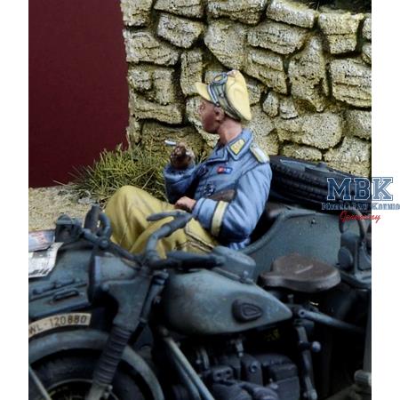 Fallschirmjäger NCO, BMW R75 Sidecar Rider It-NA