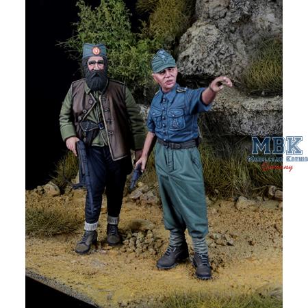 SS Prinz Eugen Mountain Div. NCO&Chetnik, 1943-45
