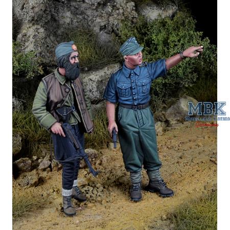 SS Prinz Eugen Mountain Div. NCO&Chetnik, 1943-45