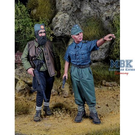SS Prinz Eugen Mountain Div. NCO&Chetnik, 1943-45