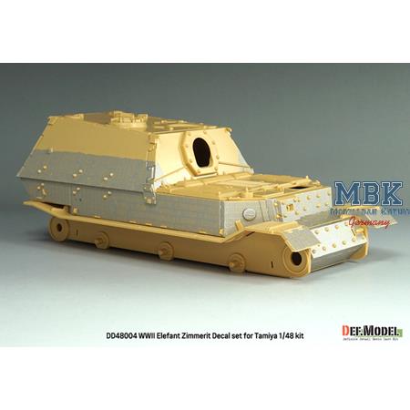Elefant Zimmerit Coating Decal set (1/48)