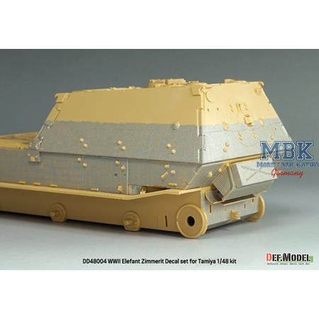 Elefant Zimmerit Coating Decal set (1/48)