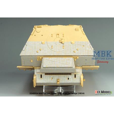 Elefant Zimmerit Coating Decal set (1/48)