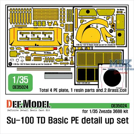 Su-100 TD Basic PE detail up set