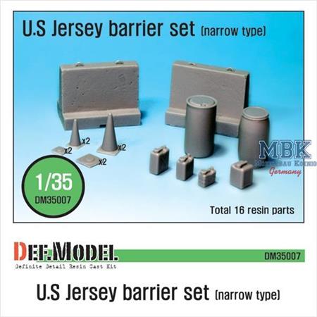 US Jersey Barrier set (Narrow type)