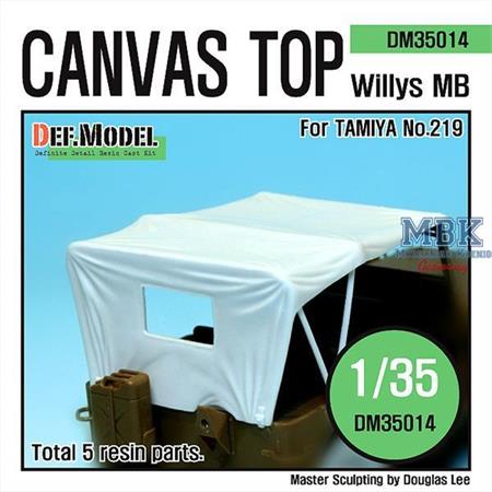 Willys MB Canvas Top