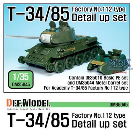 T-34/85 Fac.No. 112 Detail up set