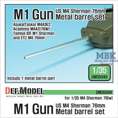 US M4 Sherman M1 Gun metal barrel set