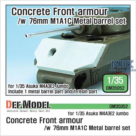 US M4A3E2 Concrete Front armour /w M1A1C barrel