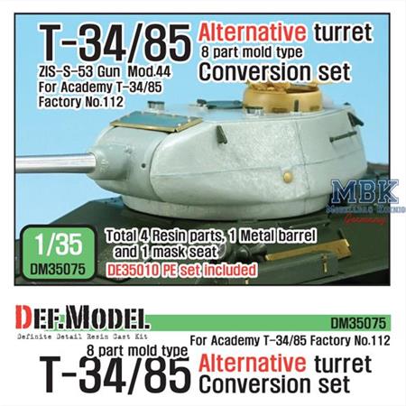 T-34/85 8 part mold type Alternative Turret Conv.