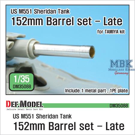 M551 Sheridan 152mm metal barrel set - Late