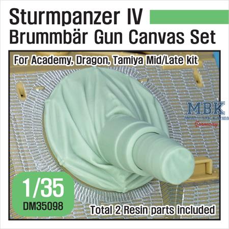 Sturmpanzer IV Brummbar Mid/Late Canvas cover set