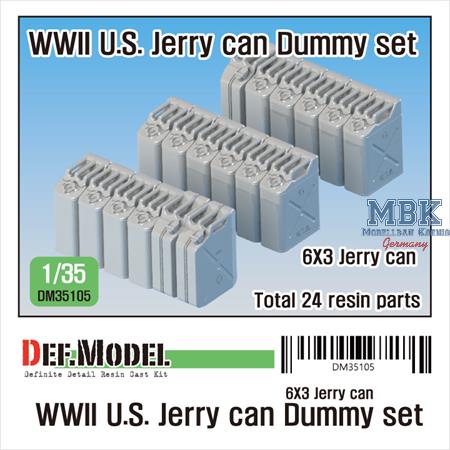 WWII U.S. Jarry can Dummy set