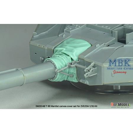 Russian T-90 Mantlet canvas cover set (for Zvezda)