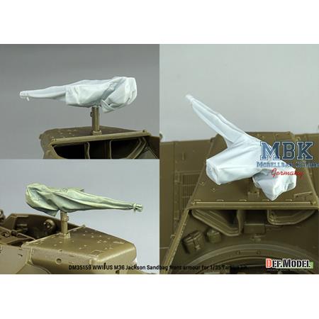 WWII US M10/M36 Sandbag front armour (f. Tamiya)