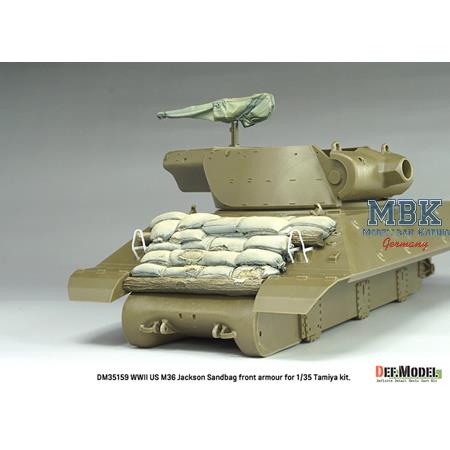 WWII US M10/M36 Sandbag front armour (f. Tamiya)