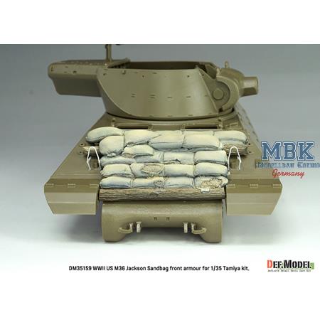 WWII US M10/M36 Sandbag front armour (f. Tamiya)