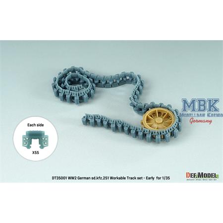 Sd.kfz. 251 Workable Track set - Early type