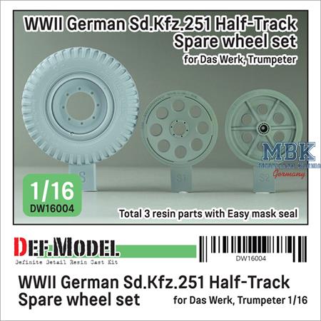 Sd.kfz.251 Half-track spare wheel set