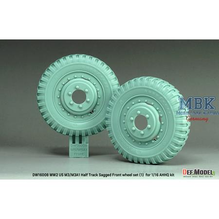 US M3/M3A1 Half Track Sagged Front wheel set(1)